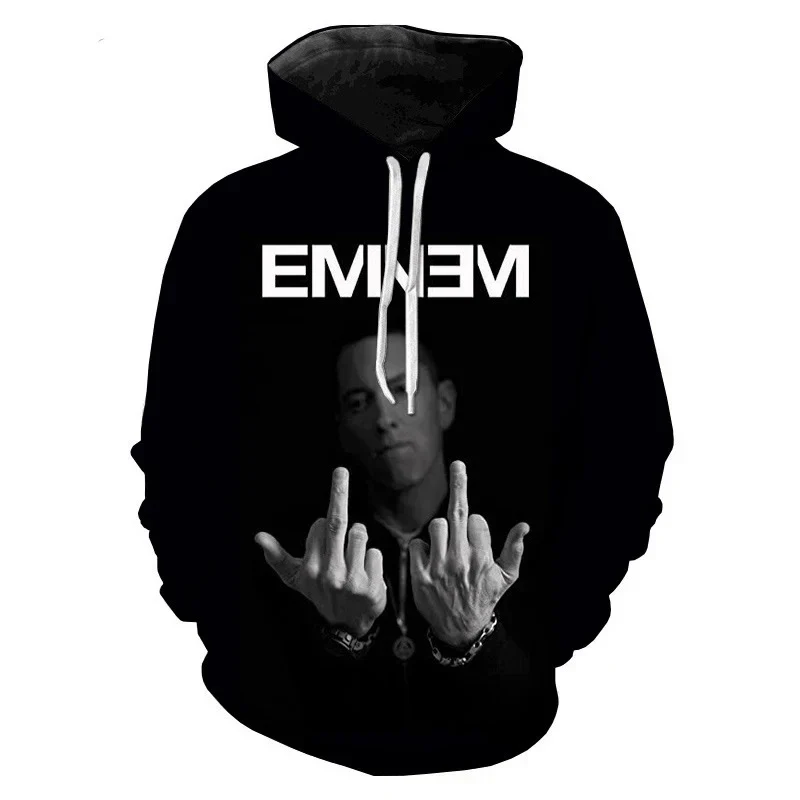 Eminem 3D Graphic Print Autumn and Winter Hoodies - Image 6