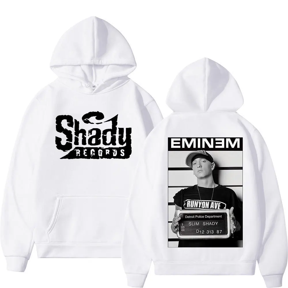 Eminem Double Sided Shady Records Graphic Hoodies - Image 2