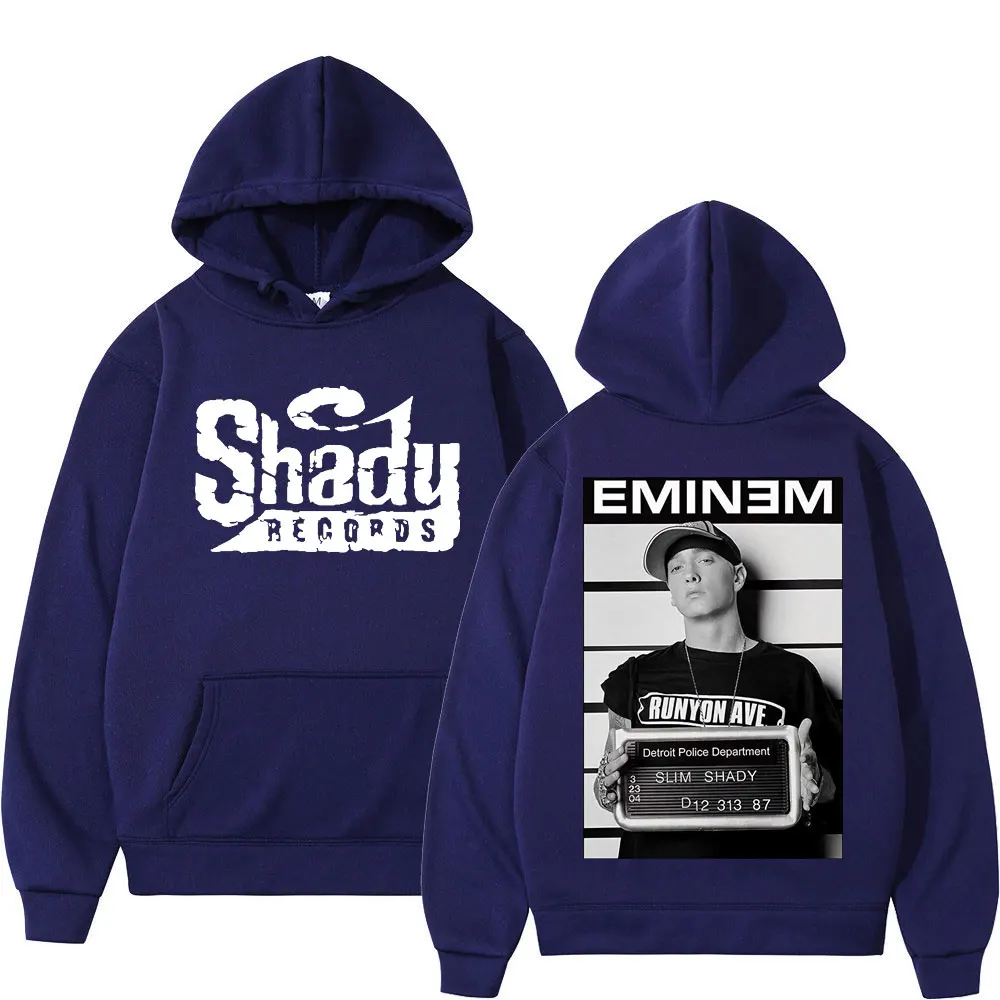 Eminem Double Sided Shady Records Graphic Hoodies - Image 3