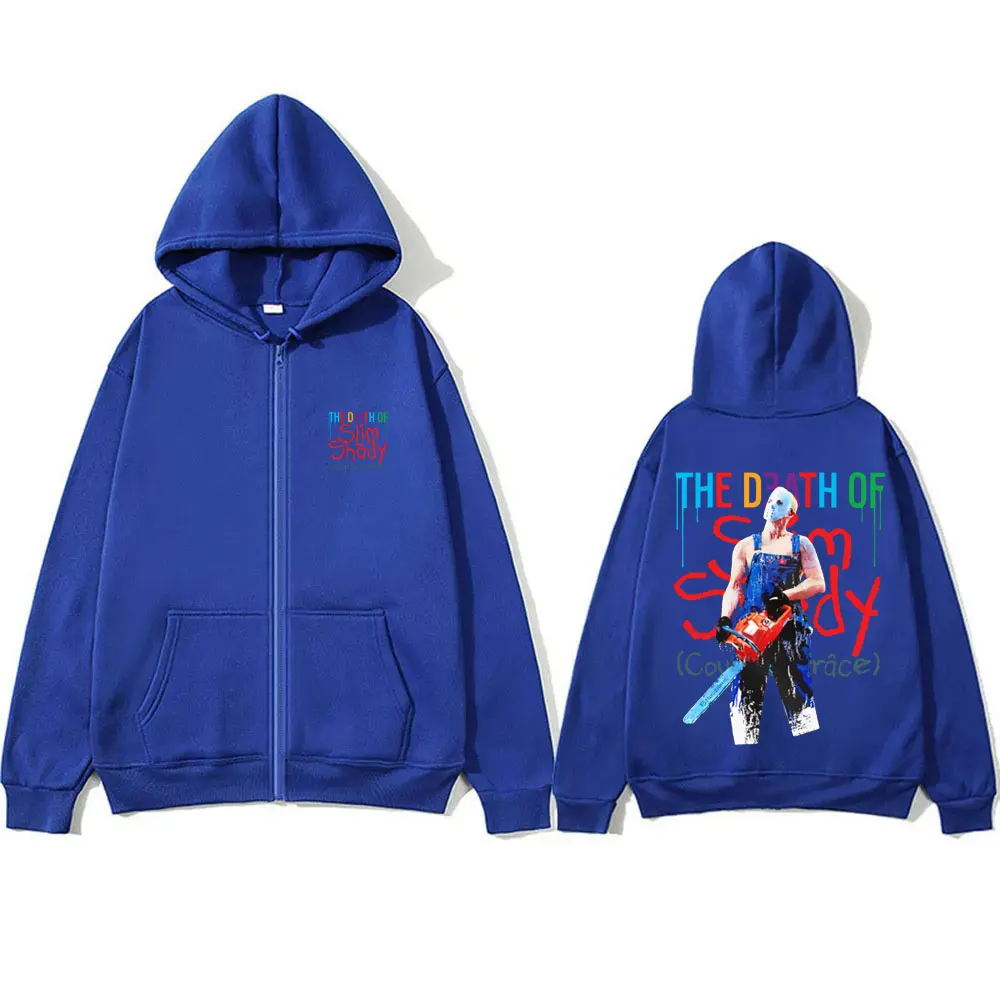 Eminem The Death of Slim Shady Graphic Zipper Hoodie - Image 3