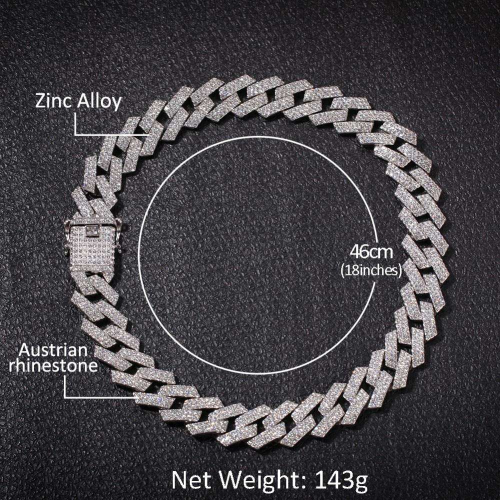 Extra Thicc 20mm Miami Prong Cuban Chain & FREE Bracelet - Image 8