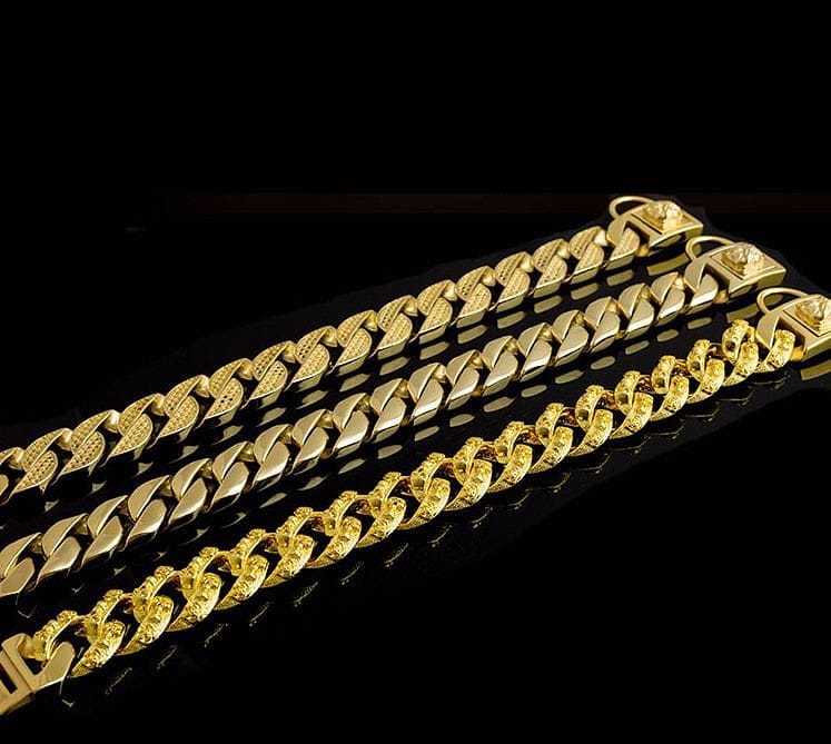 Thicc Skull Face Cuban Link Dog Leash - Image 6