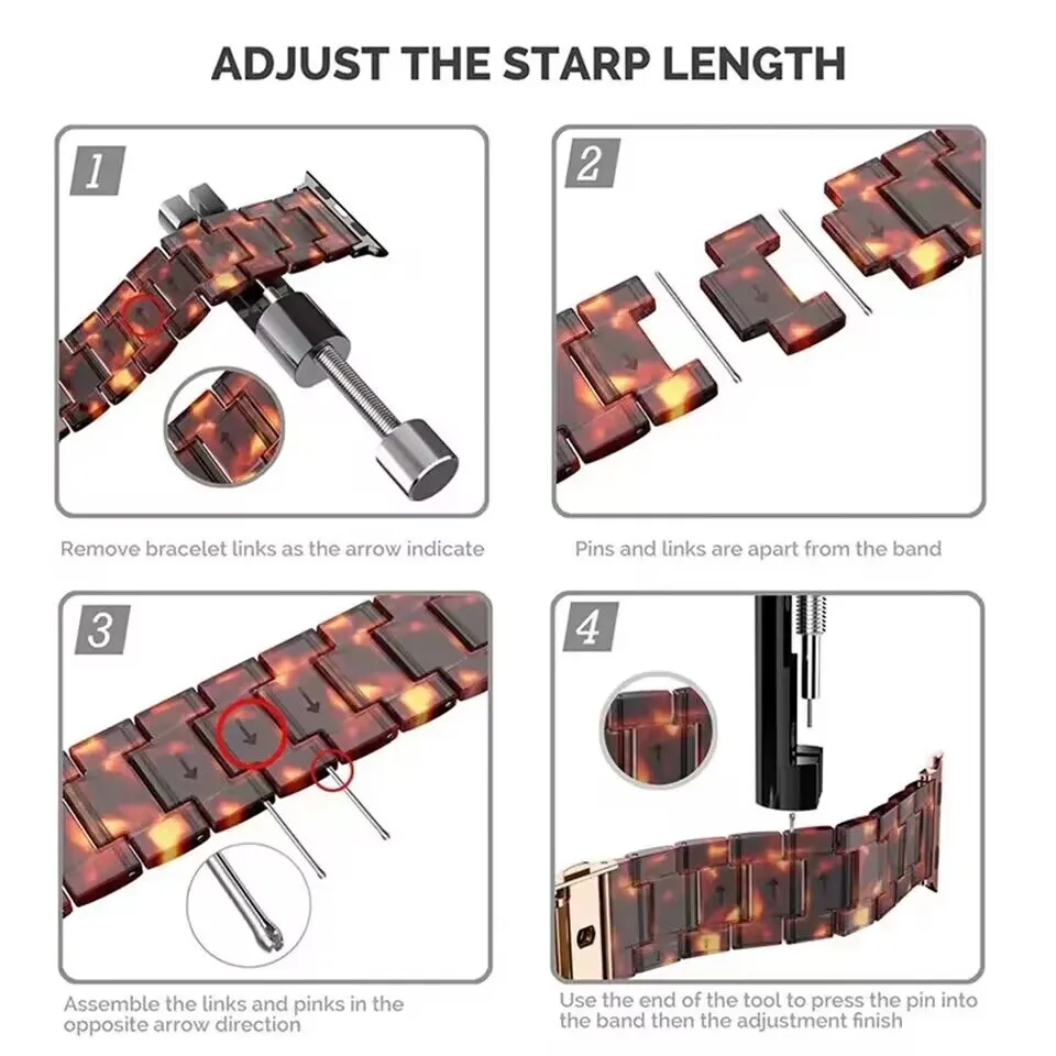Compatible with Apple Watch - Floral Watch Band - Image 7