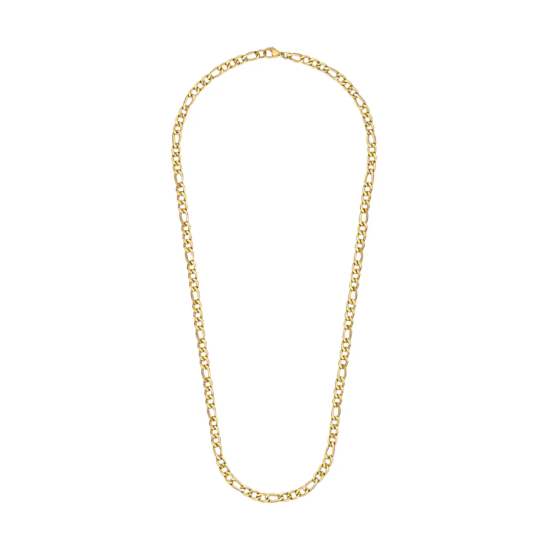 5mm Gold Figaro Link Chain - Image 5