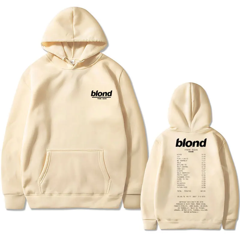 Frank Ocean "Blond" Album Art Graphic Hoodie - Image 10