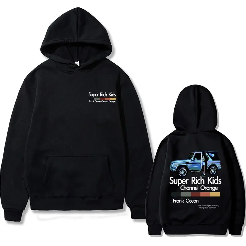 Frank Ocean "Blond" Album Art Graphic Hoodie - Image 12