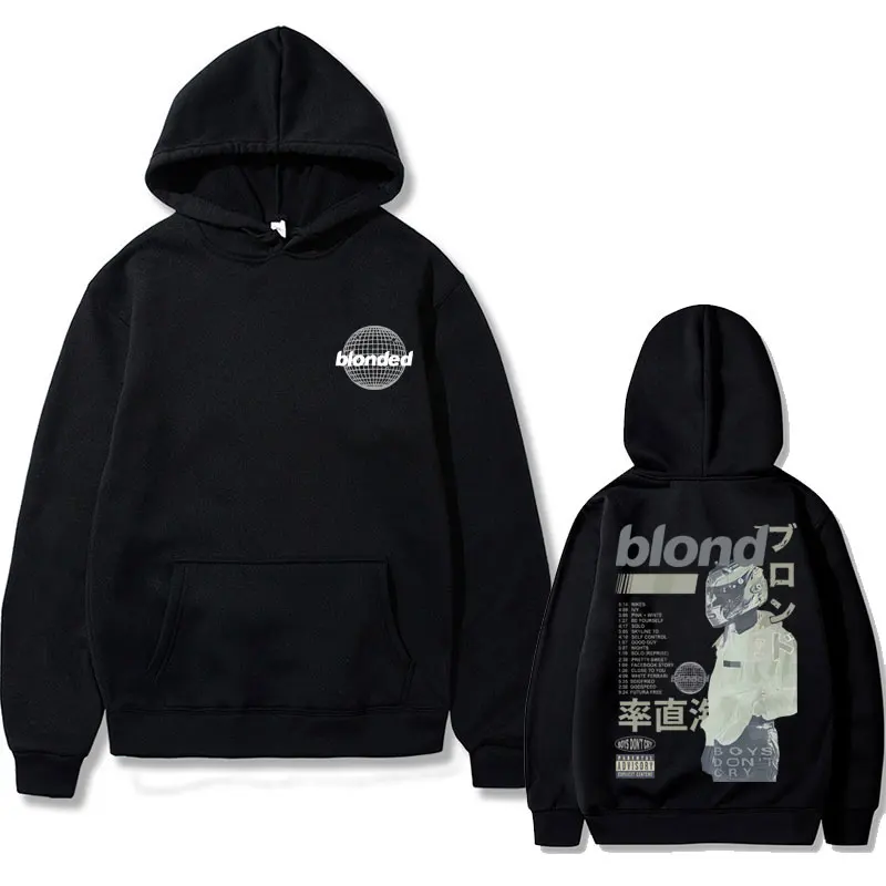 Frank Ocean "Blond" Album Art Graphic Hoodie - Image 13