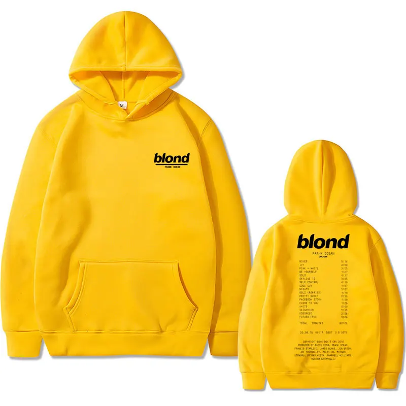 Frank Ocean "Blond" Album Art Graphic Hoodie - Image 6