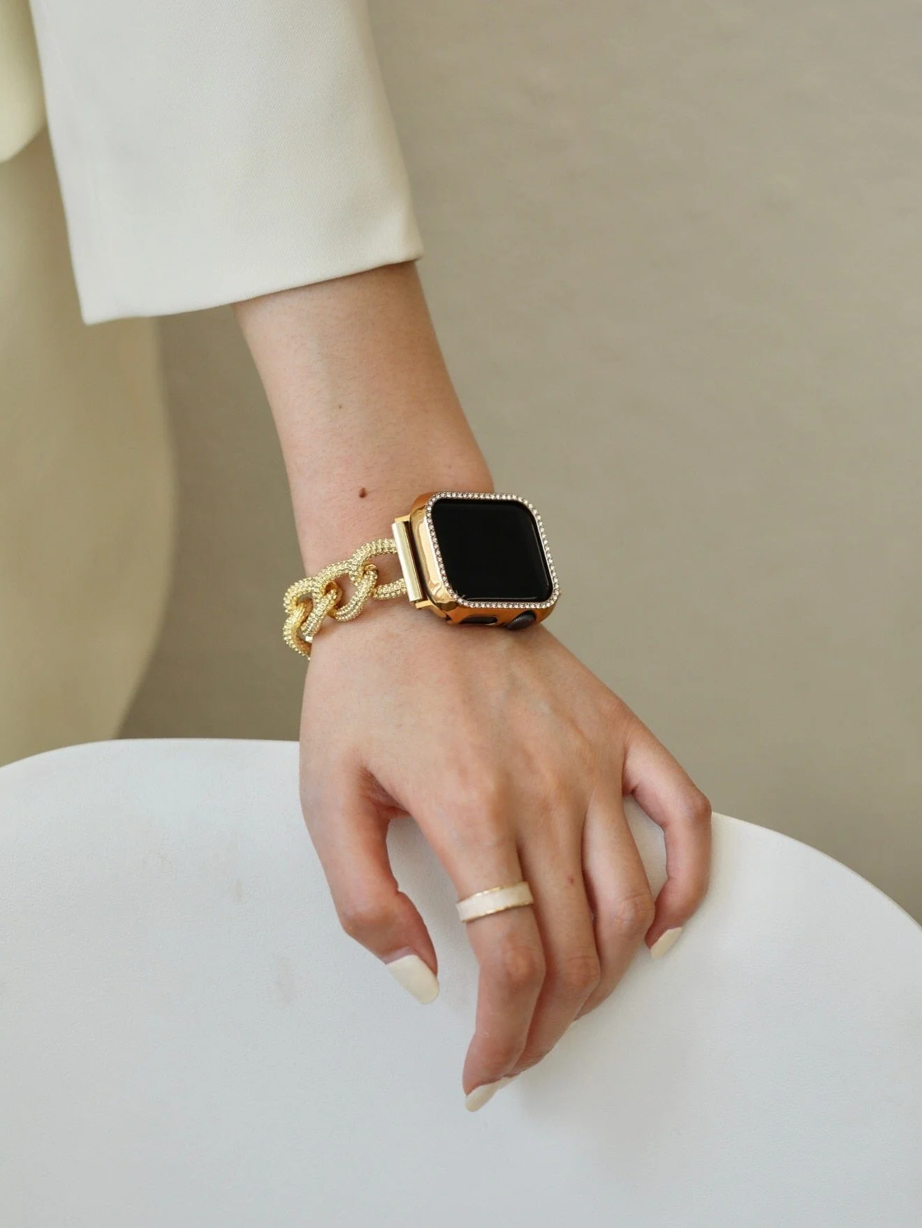 Frosty Chain 38mm 40mm Apple Watch Band and Case - Image 12