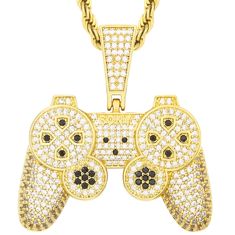 Blinged Out PS Controller Pendant Necklace - Image 10