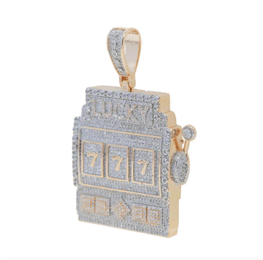 Full Iced 777 Pendant Chain - Image 7