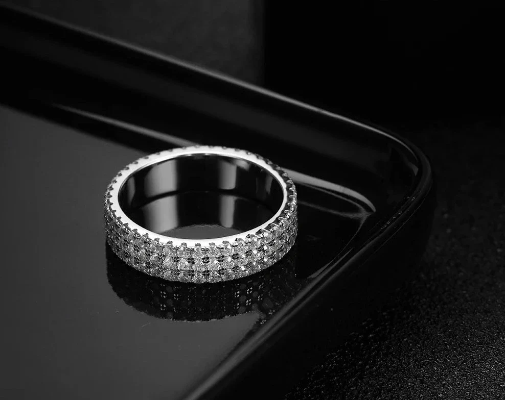 Ignis 925 Sterling Silver Moissanite Ring - Image 4