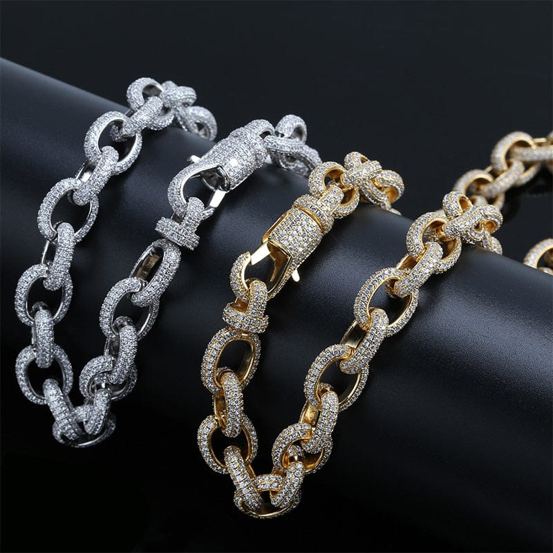 Fully Iced 15MM Icy Rolo Chain - Image 14