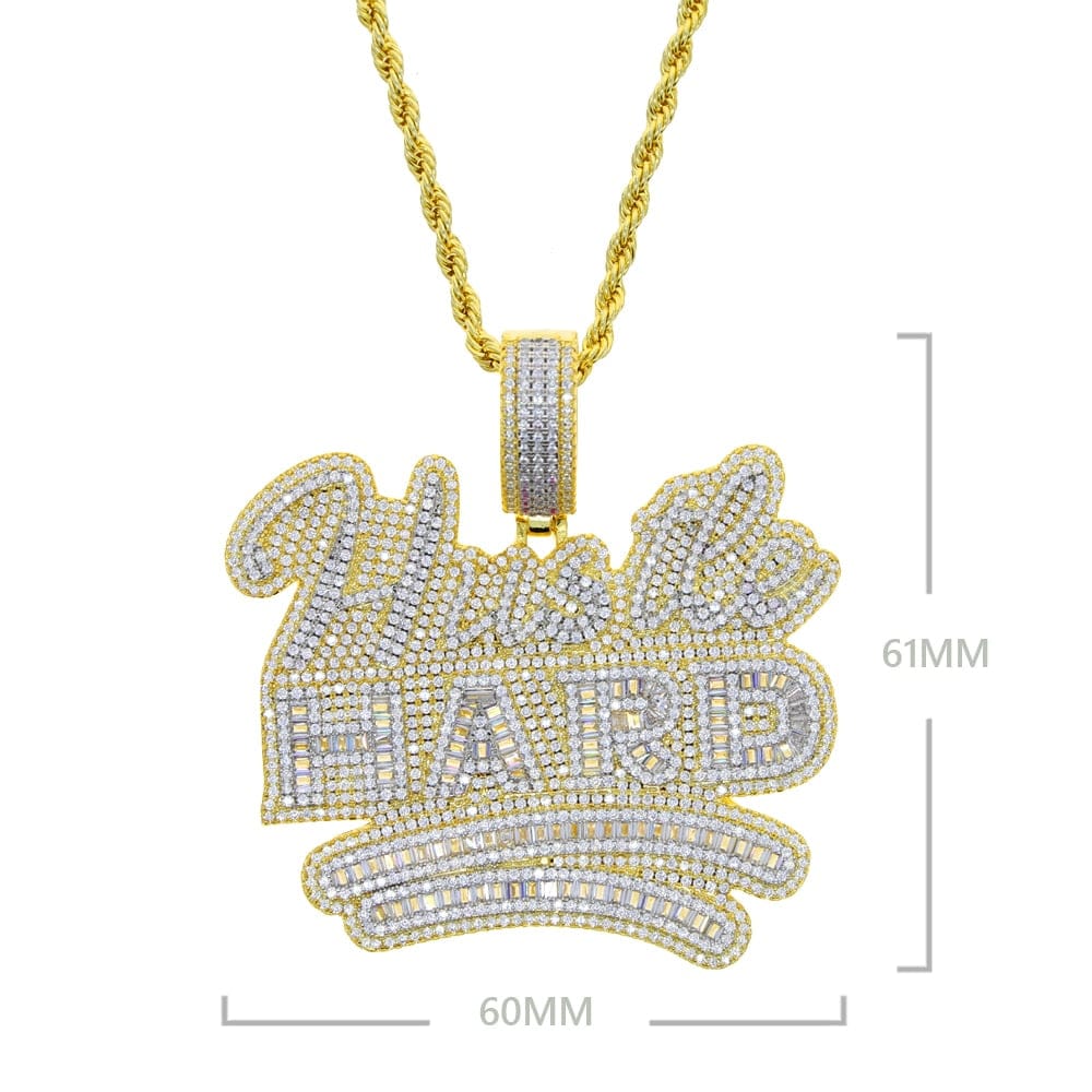 Fully Iced Da "Hustle Hard" Pendant Chain - Image 10