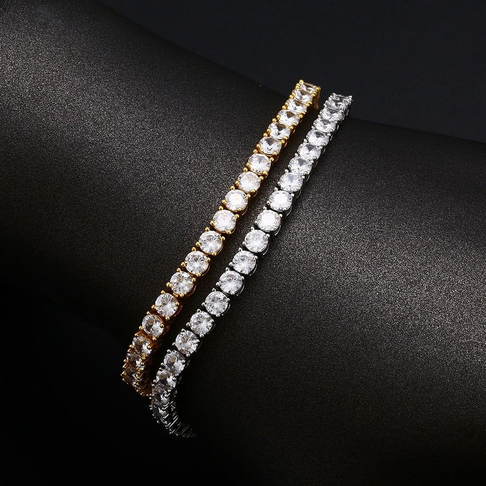 Fully Iced Miami Prong Cuban Bracelet + FREE Tennis Bracelet Bundle (AAA+ Quality) - Image 11