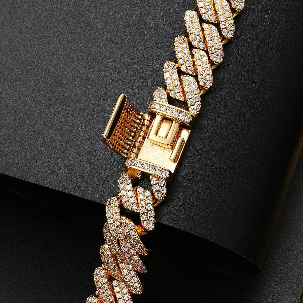 Fully Iced Miami Prong Cuban Bracelet + FREE Tennis Bracelet Bundle (AAA+ Quality) - Image 16