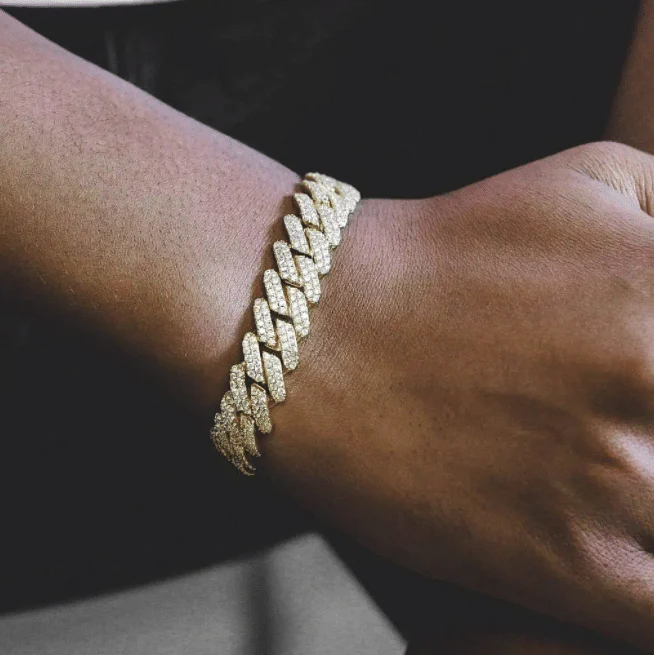 Fully Iced Miami Prong Cuban Bracelet + FREE Tennis Bracelet Bundle (AAA+ Quality) - Image 18