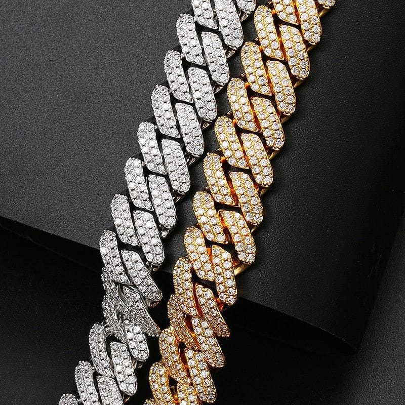 Fully Iced Miami Prong Cuban Bracelet + FREE Tennis Bracelet Bundle (AAA+ Quality) - Image 9