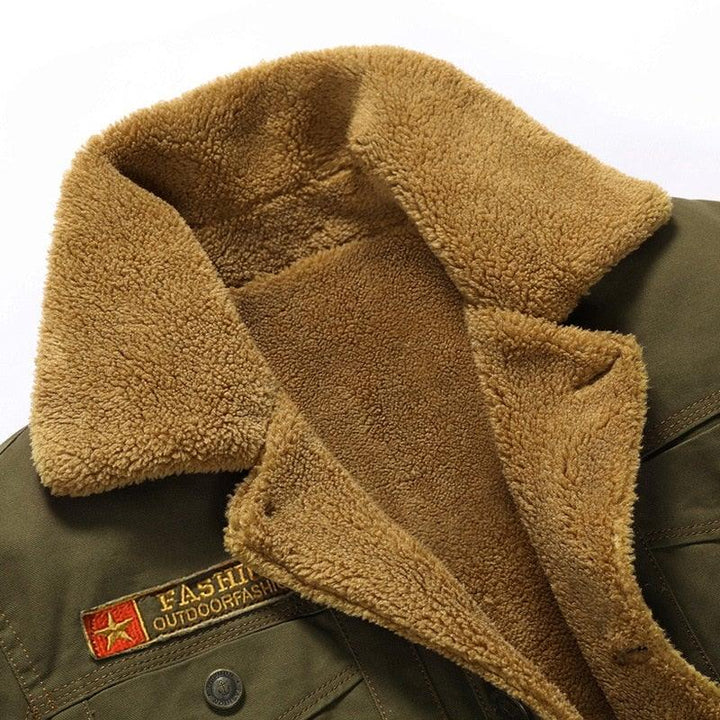 Fleece Collar Tactical Jacket - Image 5