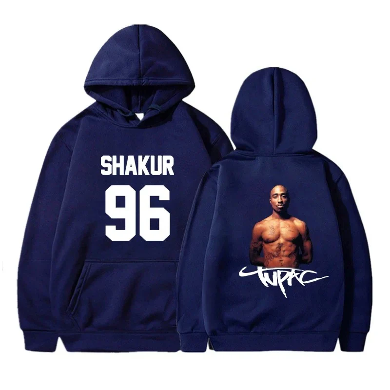 Gangsta 2Pac Winter Autumn 90s Graphic Hoodies - Image 12