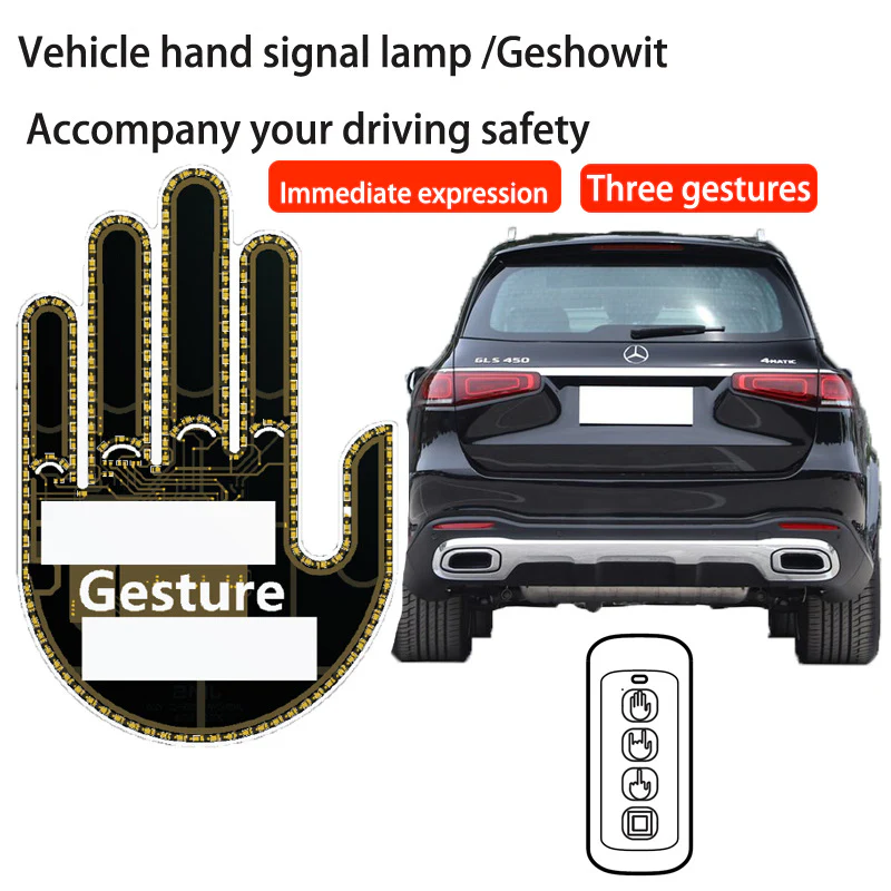 GloGesture LED Car Hand Sign - Image 5