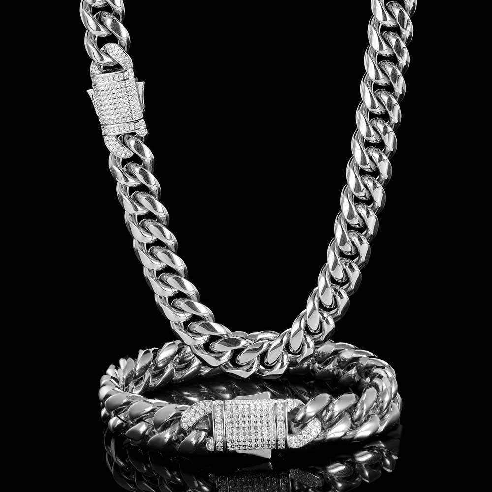 Gold 12MM Miami Cuban Chain - Image 3