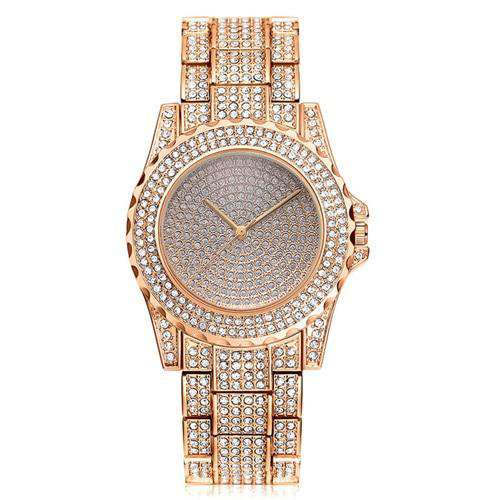 Gold Grillz + Bling Gun Pendant + Bling Gold Watch Set - Image 6