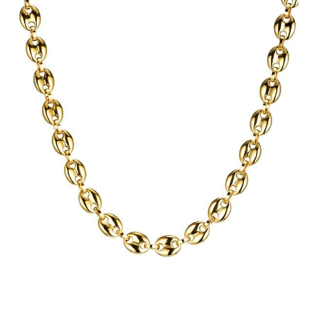 Gold/Silver Coffee Bean link chain + FREE Bracelet Bundle - Image 10