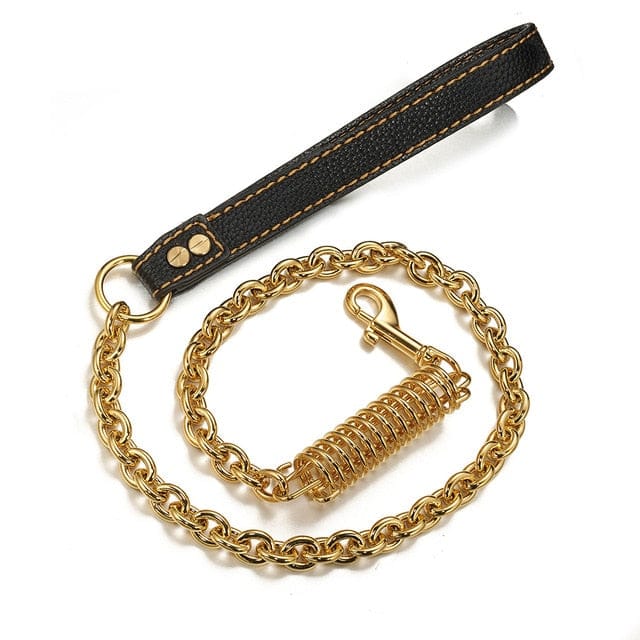 Gold/Silver Cuban Link Dog Rope Leash - Image 5