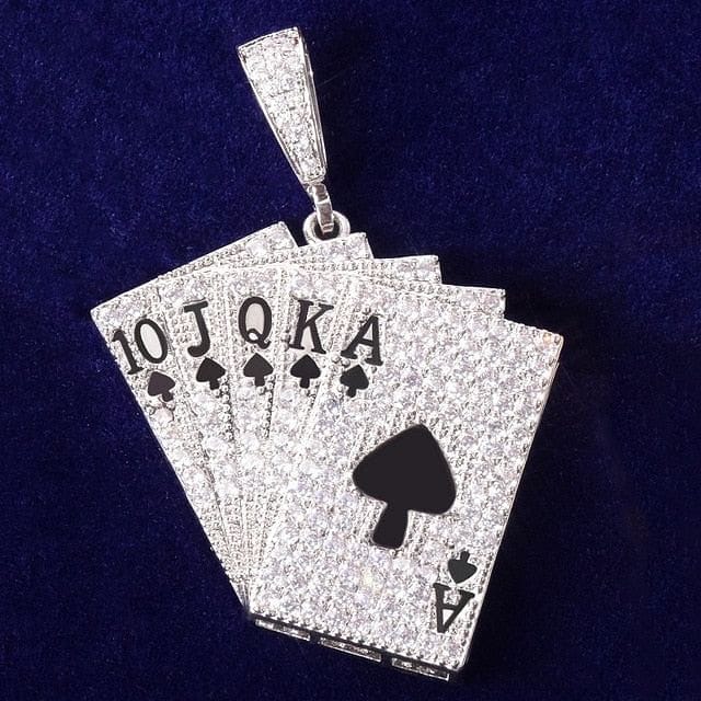 Gold/Silver Poker Card Bling Chain - Image 3
