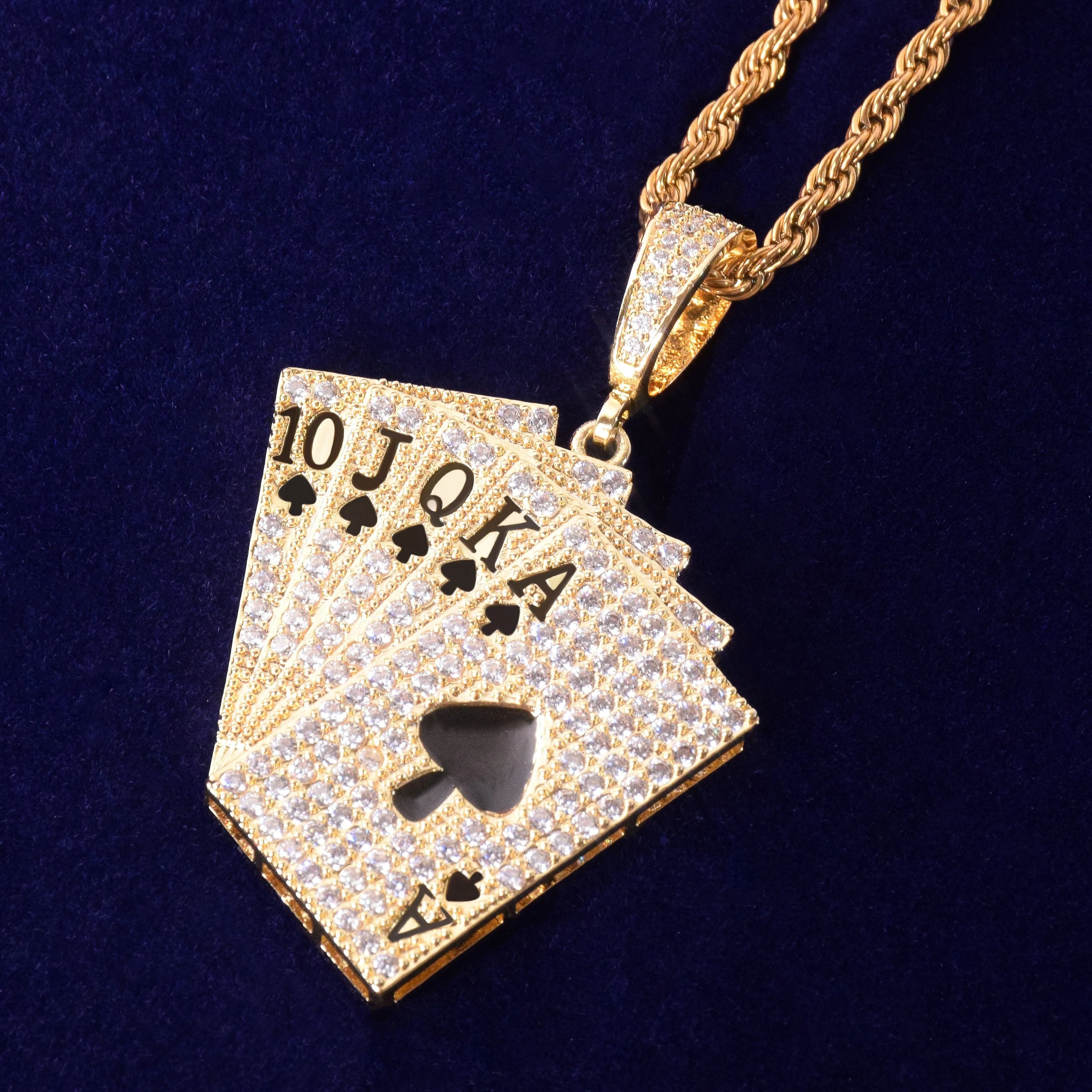 Gold/Silver Poker Card Bling Chain - Image 5