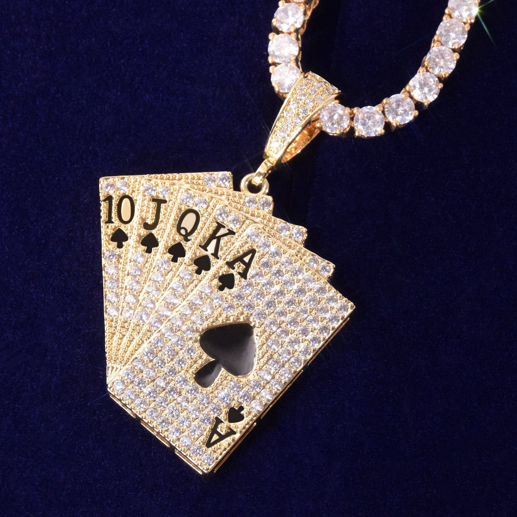 Gold/Silver Poker Card Bling Chain - Image 7