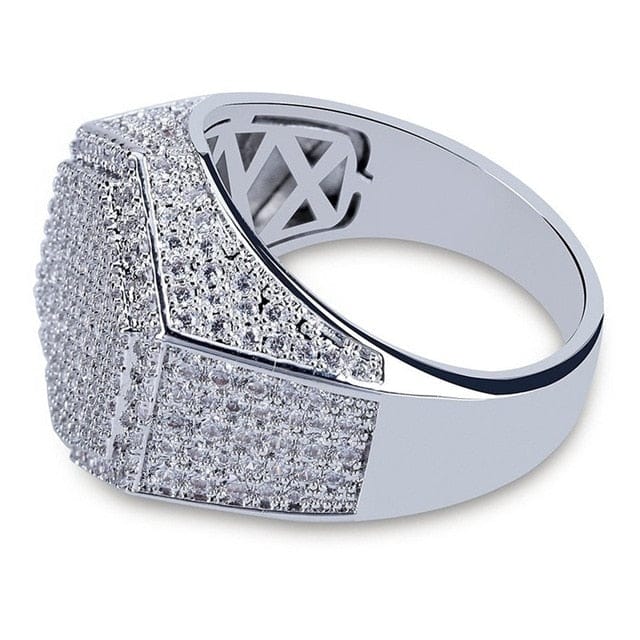 Gold/Silver Poly Geometric Ring - Image 2