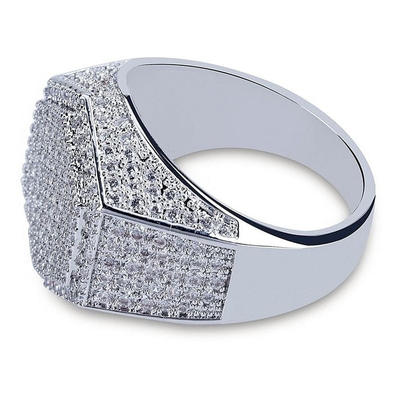 Gold/Silver Poly Geometric Ring - Image 5