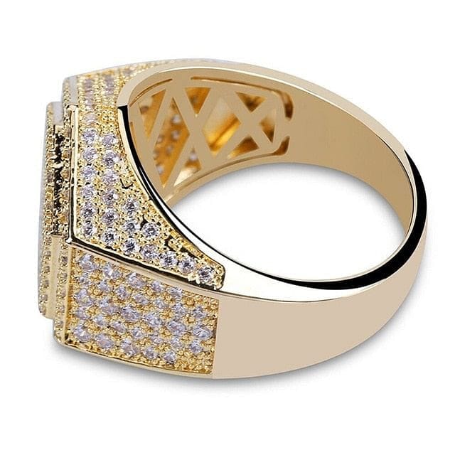 Gold/Silver Poly Geometric Ring - Image 7