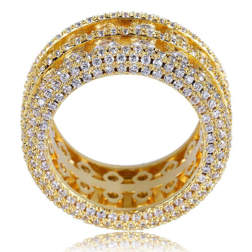 Gold/Silver Thick Band Ring - Image 13