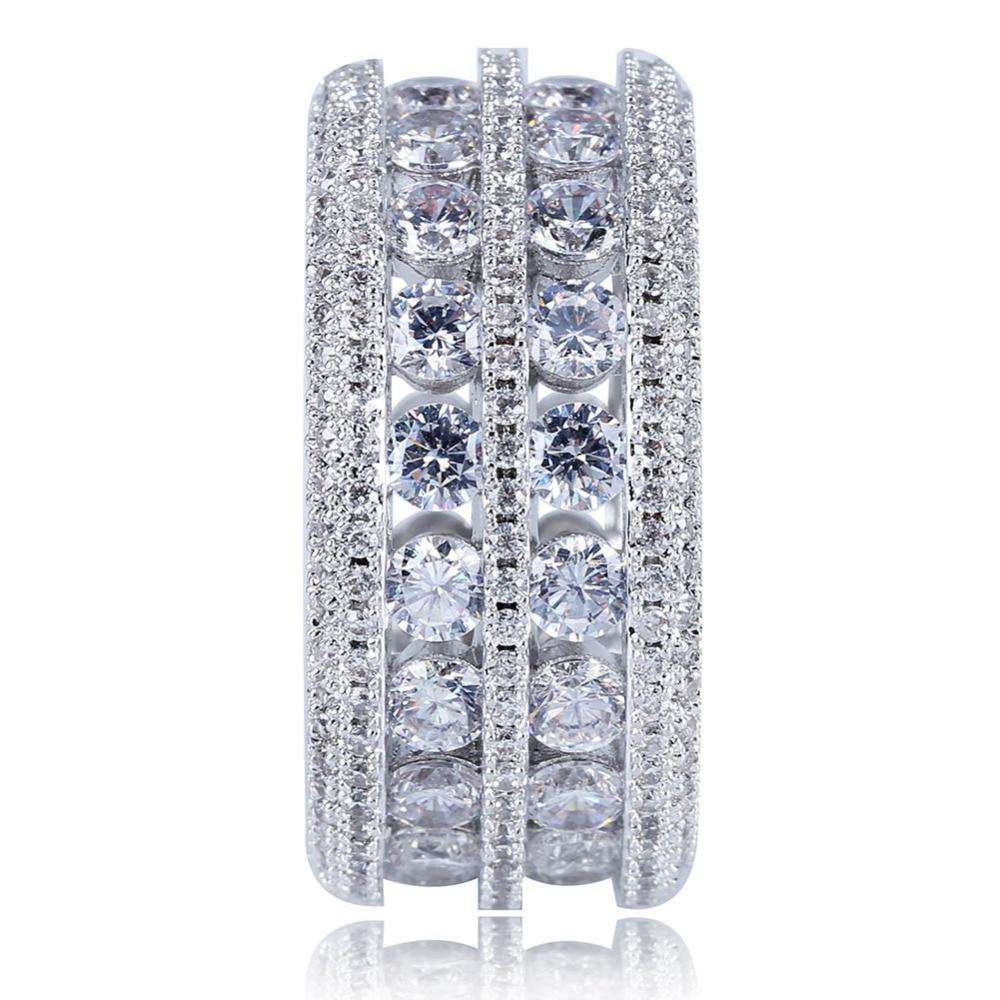 Gold/Silver Thick Band Ring - Image 3