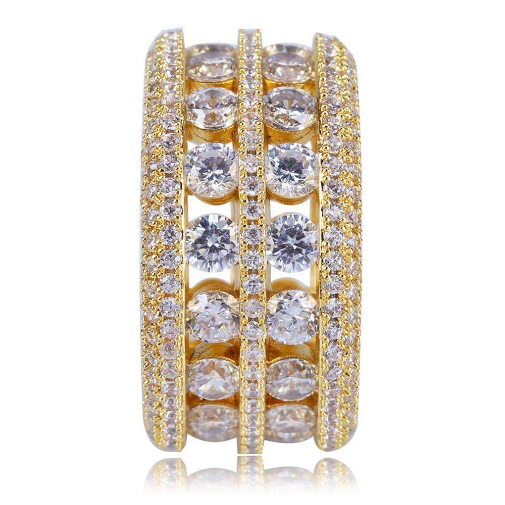 Gold/Silver Thick Band Ring - Image 5