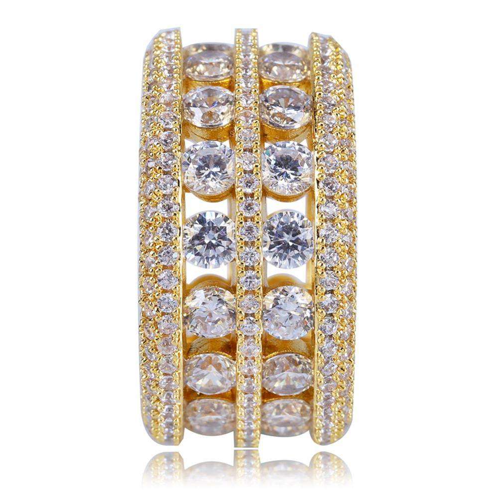 Gold/Silver Thick Band Ring - Image 6