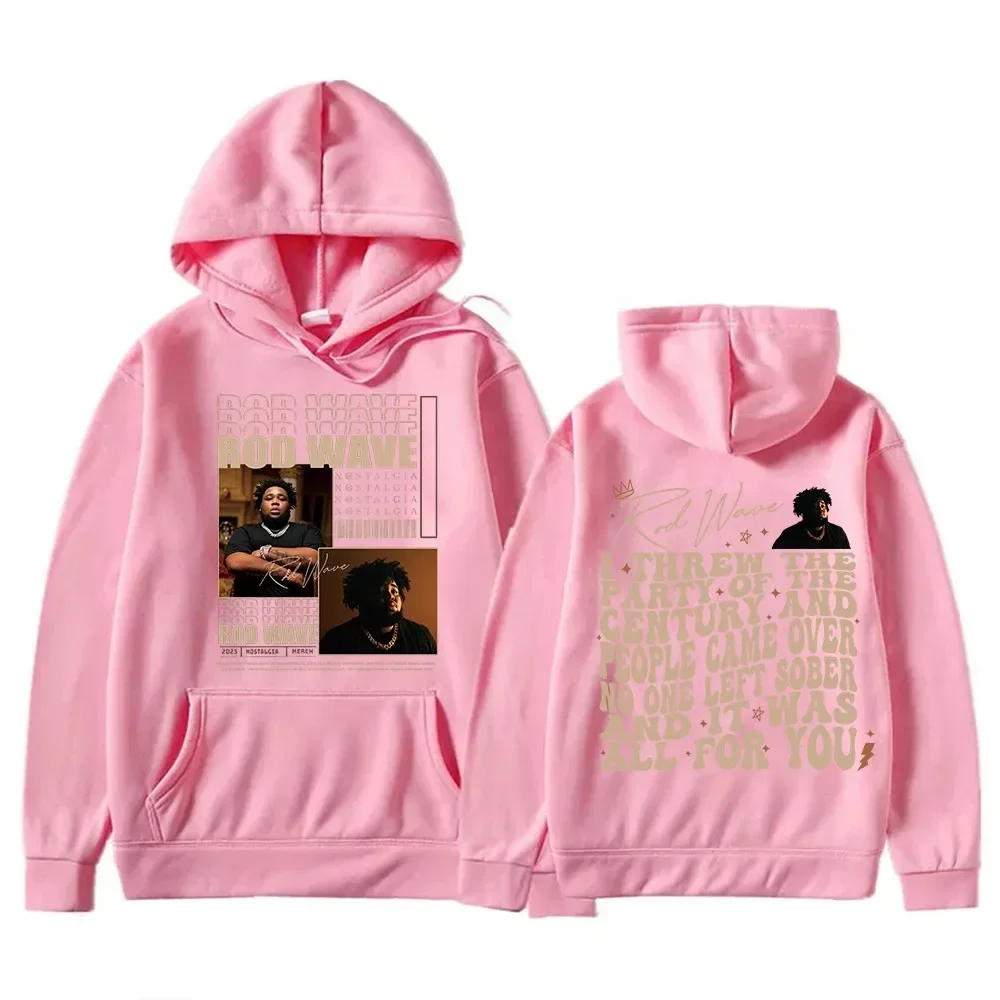 Vintage Casual Cotton Rod Wave Graphic Hoodies - Image 9