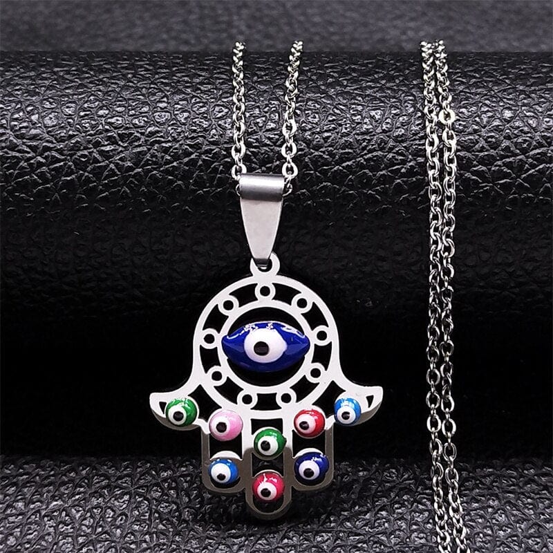 Greek Eye Necklace - Image 4