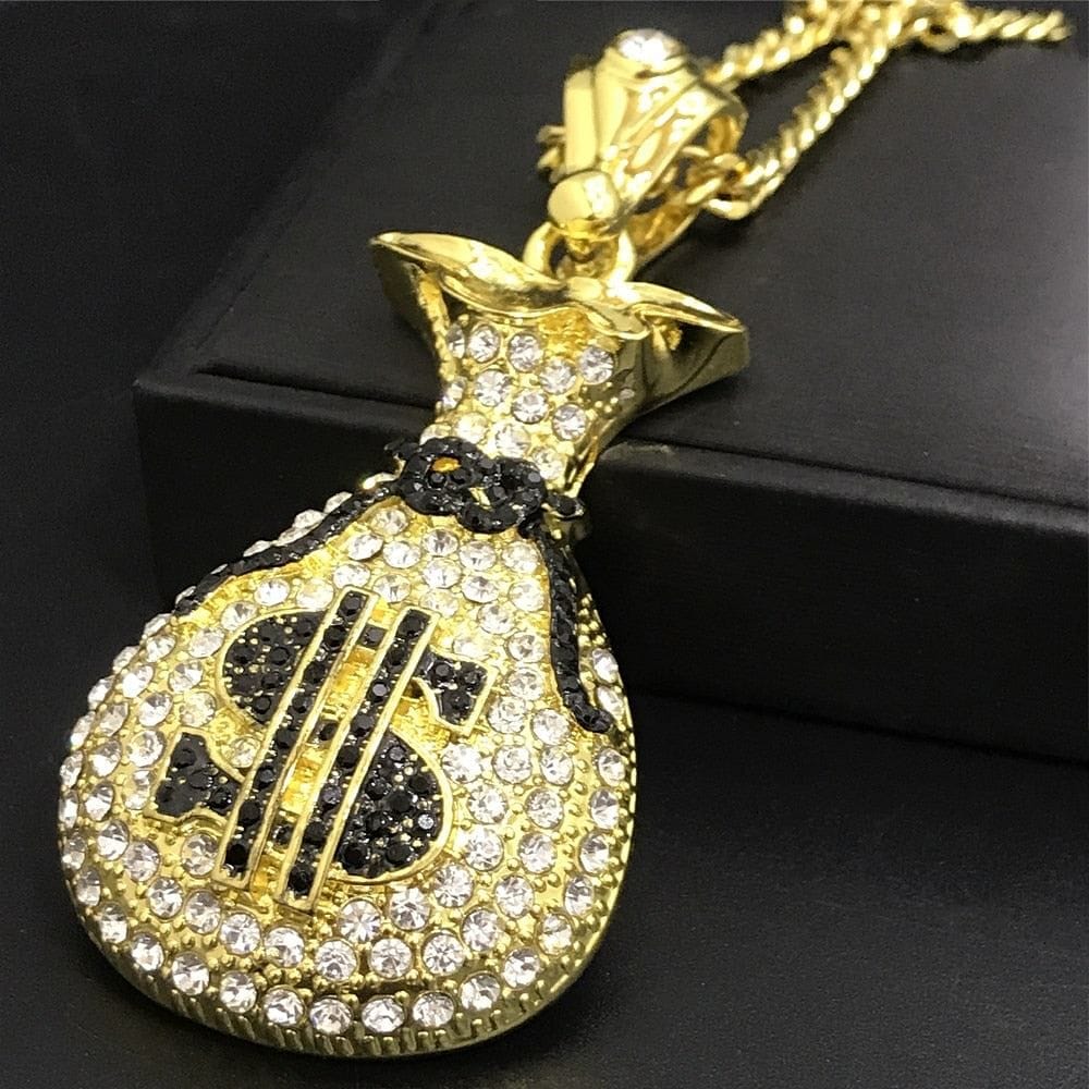 Moneybagg Dollar Chain and Cuban Choker Bundle - Image 2