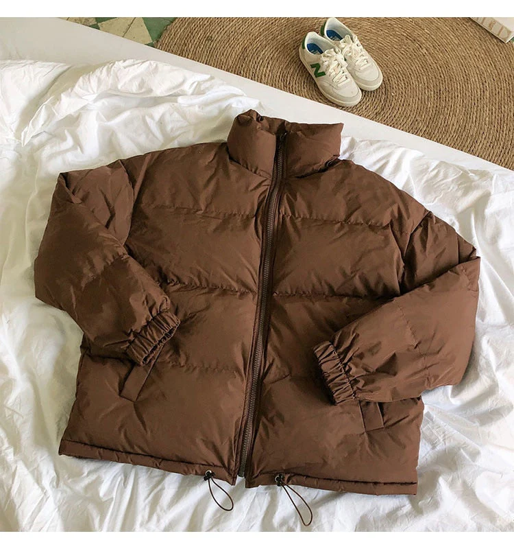 Harajuku Style Bubble Puffer Jacket - Image 2