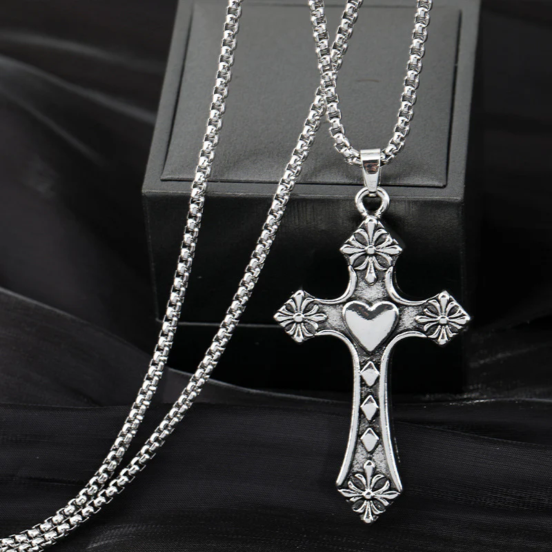 Heart Cross Necklace - Image 2