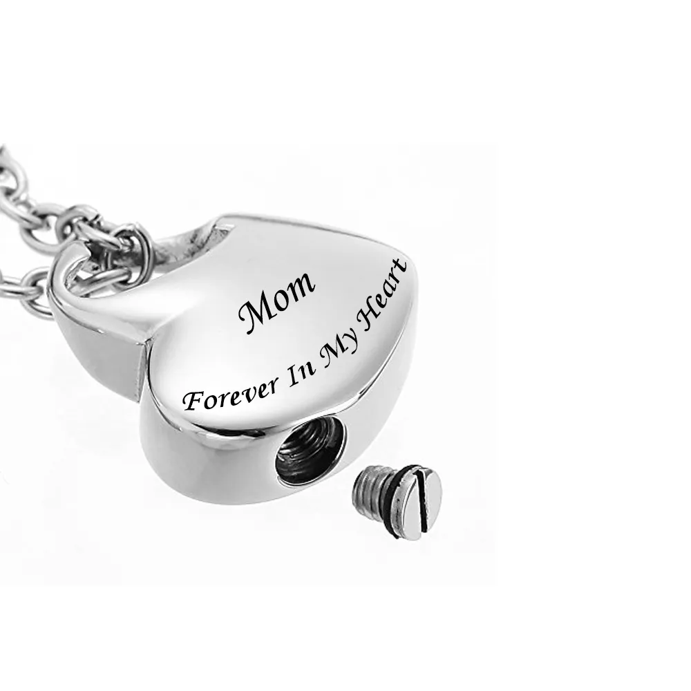 Heart Keepsake Urn Necklace - Image 4