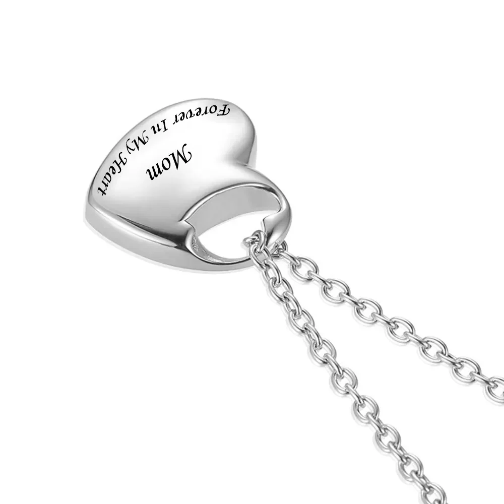Heart Keepsake Urn Necklace - Image 5