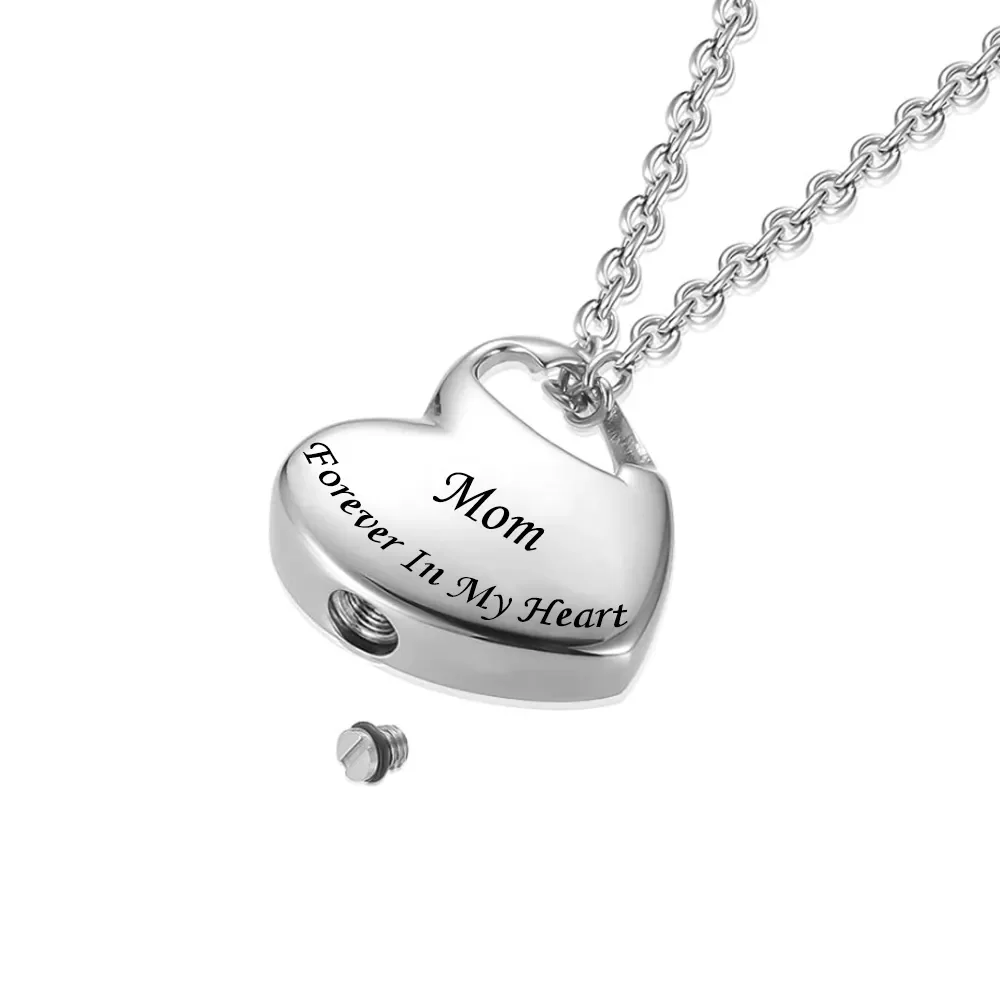 Heart Keepsake Urn Necklace - Image 6