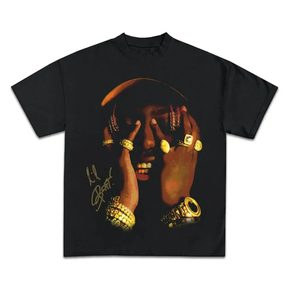 Heavyweight Cotton Lil Yachty Vintage  Stylish Graphic T-Shirt