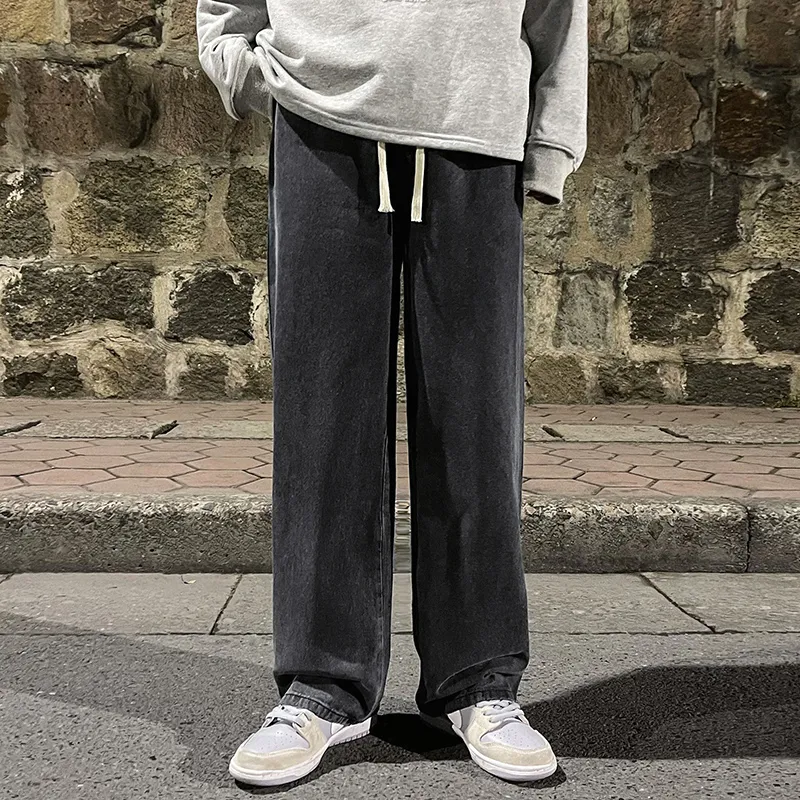 High Street Straight Loose Wide Leg Baggy Jeans - Image 12