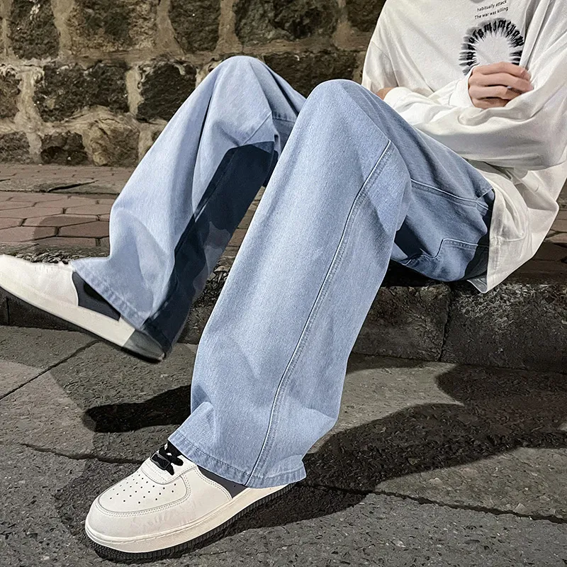High Street Straight Loose Wide Leg Baggy Jeans - Image 17